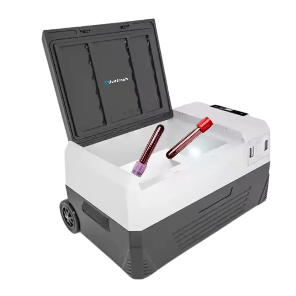Nevera Portátil Livefresh - Ideal para transportar muestras y otros productos 