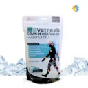 Bolsa de gel Frío/Calor con esponja micronizada Marca Livefresh (13X25) Incluye funda - Hasta 6h de duración- Tecnología premium Europea - Reutilizable