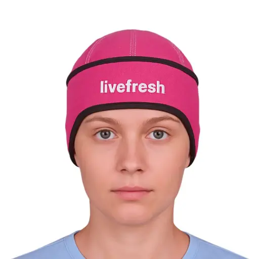 Gorro Oncológico de frío Livefresh -  Alivia Hasta 6h de duración - Tecnología Premium Europea 