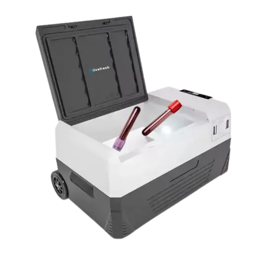 Nevera Portátil Livefresh - Ideal para transportar muestras y otros productos 